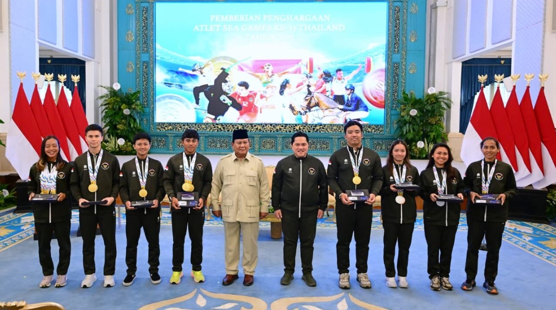 Beri Apresiasi Atlet SEA Games, Presiden Prabowo Tegaskan Olahraga Cermin Kekuatan Bangsa